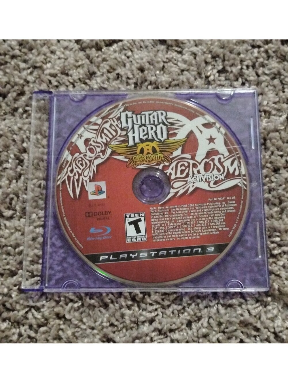 Guitar Hero: Aerosmith - PlayStation 3 (PS3) - Game Disc Only w/ Jewel Case